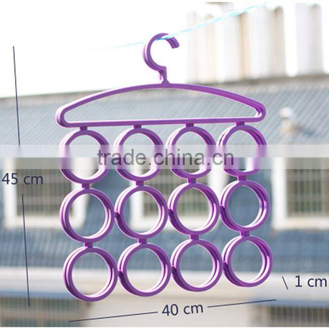 Popular sock hangers round plastic scarf hanger