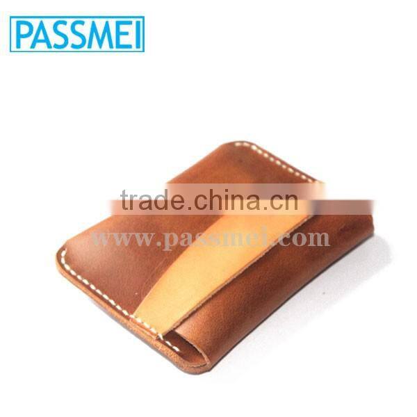 Vegetable Tanned leather change pocket coin pocket flap coin pocket