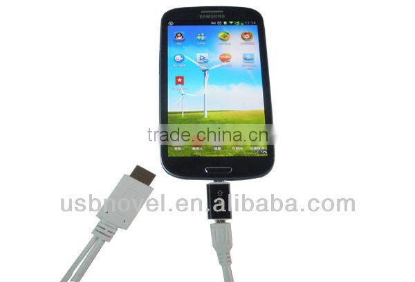 Micro USB 5 pin to 11 pin for galaxy s3 i9300 MHL HDTV adaptor