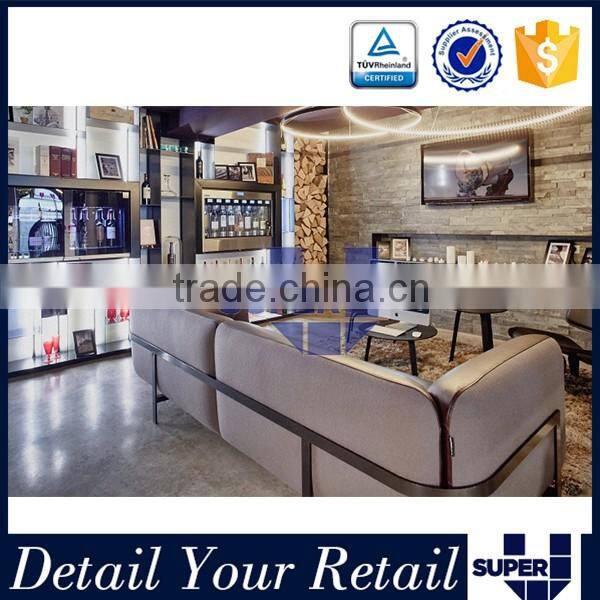 Factory Price Customized wine glass display cabinet