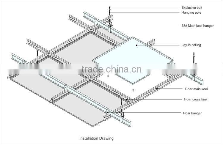 new coming high quality elegant types of suspended ceiling