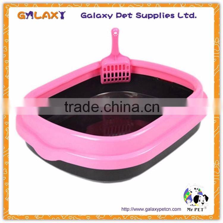 wholesale kitty litter box; enclosed litter box; cat-shaped litter pan with sieve