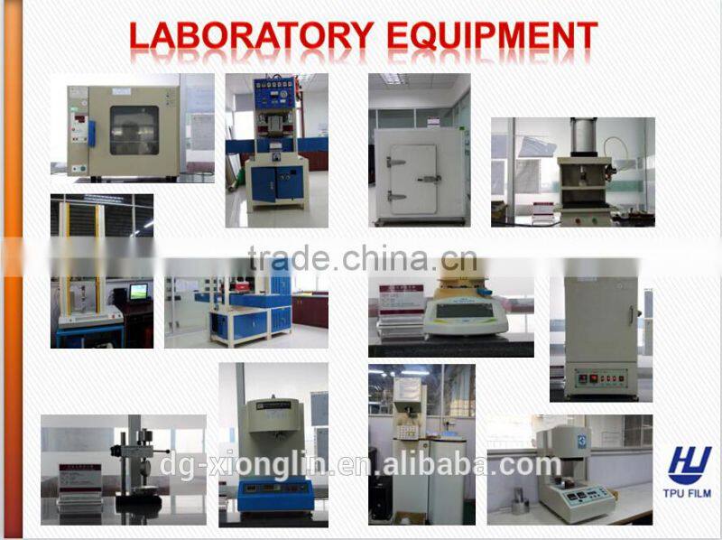 xionglin high low temperature TPU film for shoe sole
