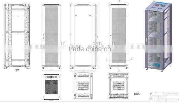 Harwell Server Enclosure Cabinet/Server Network Distribution Cabinet