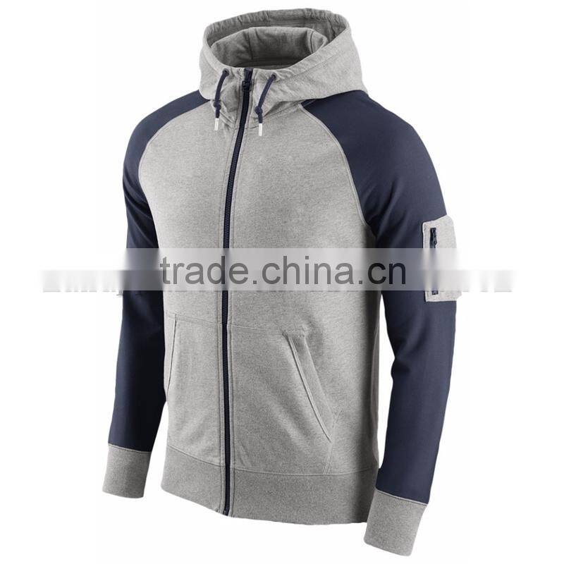 2016 Custom Wholesale Man Hoodie Cotton/Spandex Lightweight Hoodie