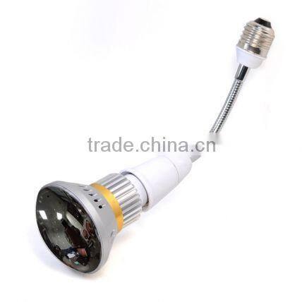Bulb-Shaped CCTV Bulb DVR Camera Security Surveillance with Remote Control LED Light Mirror face Hidden Bulb Wifi IP Camera
