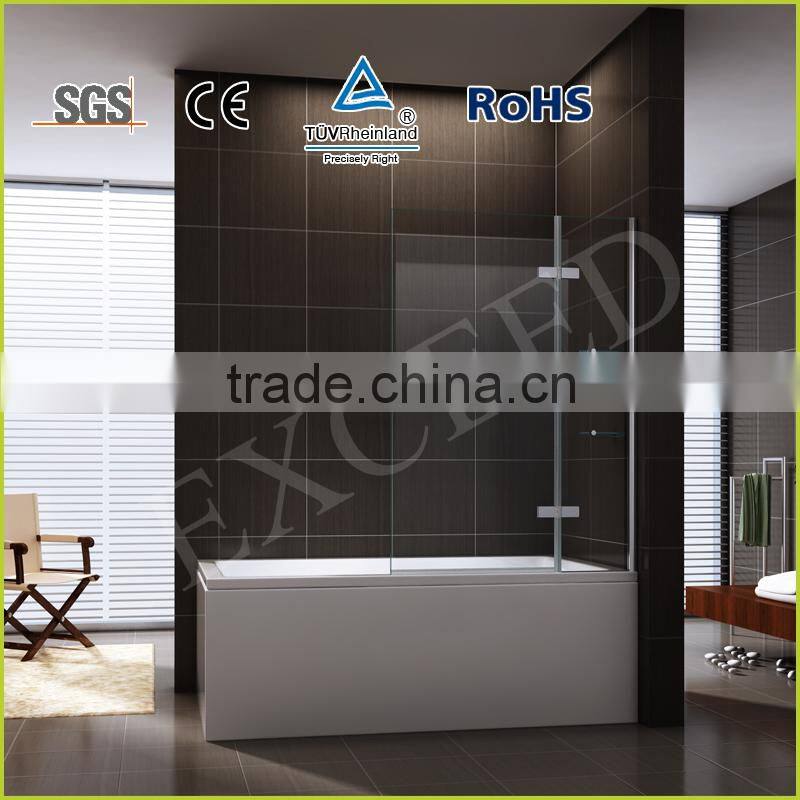 Galss shelf brass hinge SUS handle shower bath screen EX-233-2