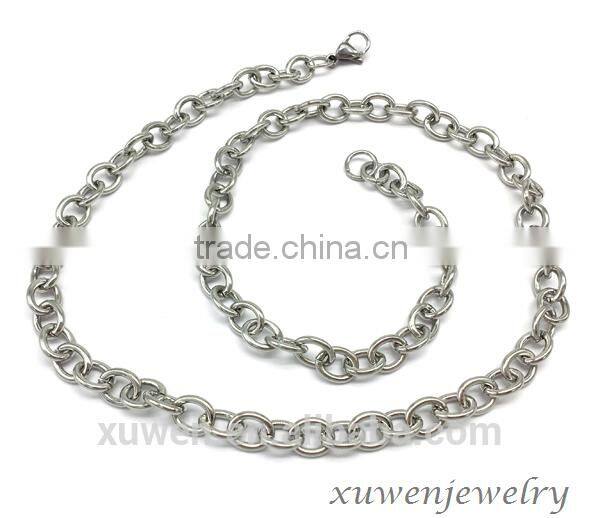 8.0mm o type stainless steel wallet chains