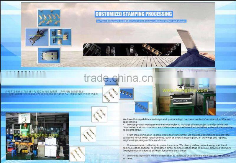 ISO passed custom brass stamping dongguan manufacturer from Guangdong, model 002