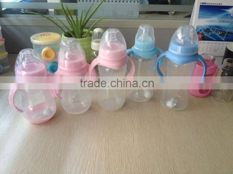New Design temperature sensing color changing baby feeding bottle wide neck 240 ml