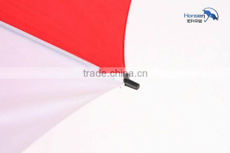 Creative straight umbrella promotion umbrella wood handle umbrella