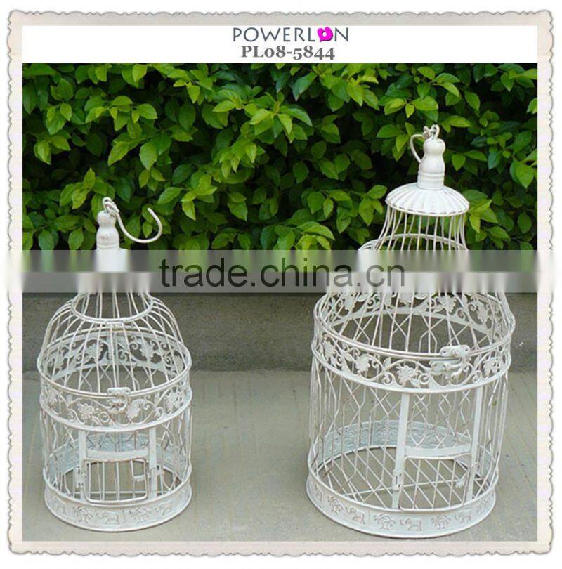 2015 Shabby Chic Iron Bird Cage Garden Decoration