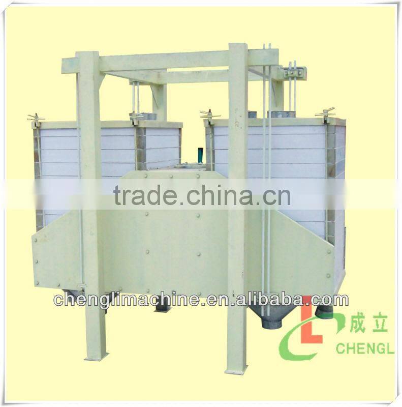 Capacity 3t-5t/h double-cabin plansifter sieve for feed flour mill in china