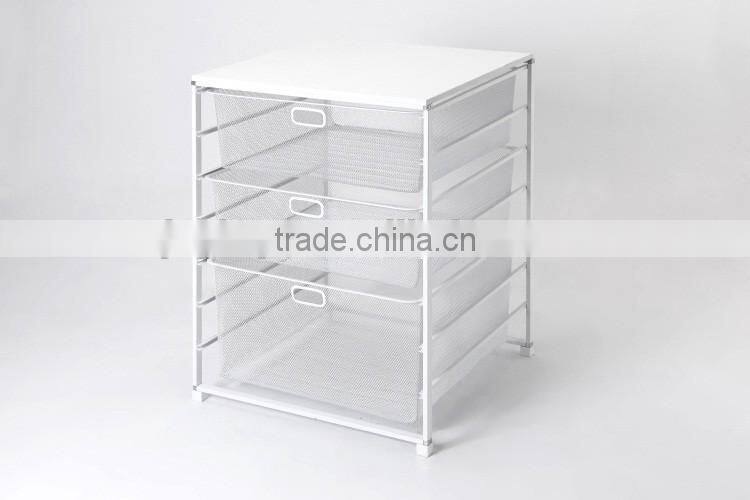 Metal Storage Basket for Garment and Home Furniture