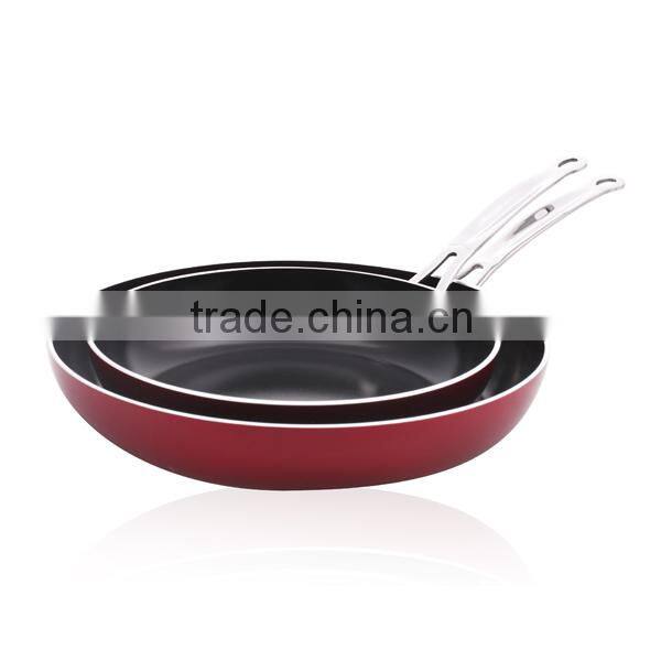 2Pcs Nonstick Aluminum Cookware Fry Pan Set XJ-12619