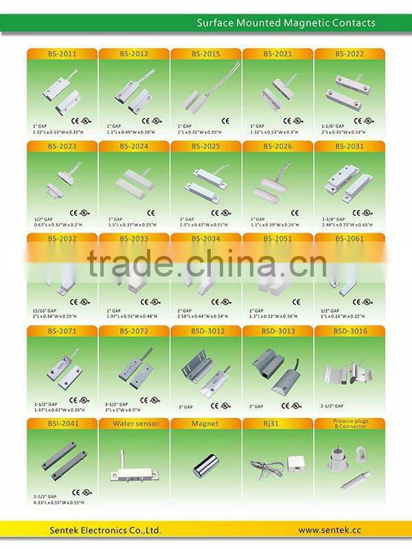 Stubby Press Fit Recessed Magnetic Contact Switch