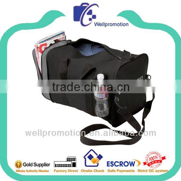 Wellpromotion new design folding travel bag with wheels