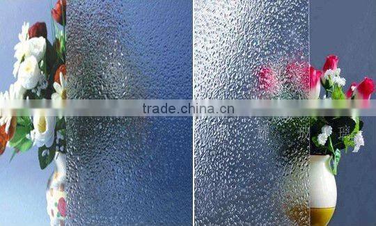hot selling 4mm clear patterned glass best quality
