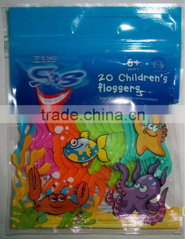 dental care kit kids' dental floss pick for oral care