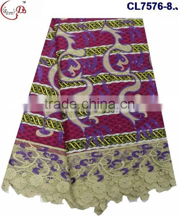 CL7576 2016 Chowleedee top fashion high quality hot selling new arrival wax lace