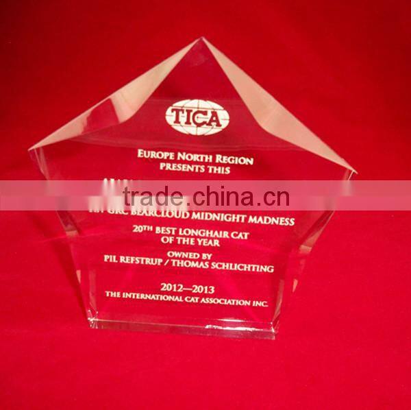 new design award trophy for sport winner