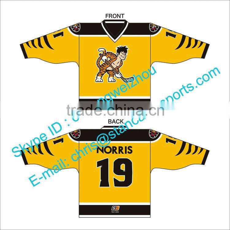 custom hockey jerseys,team hockey uniforms,custom blank hockey jerseys (Embroidered logo/Tackle Twill name and number)