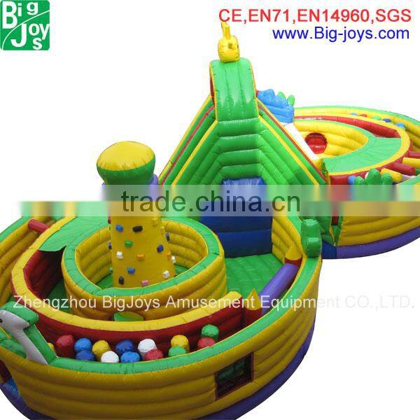 Hot sale giant inflatable outside amusement playground winnie fun city