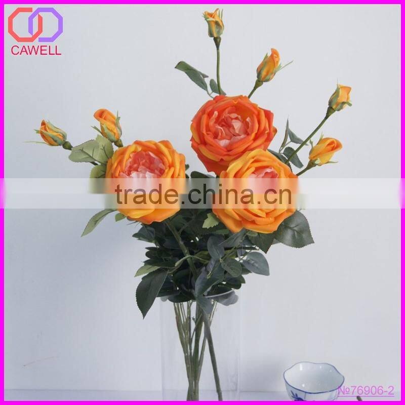 china wholesale multi color PU artificial rose flower