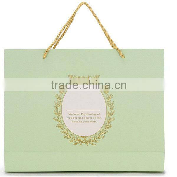 Custom Design Printed Shopping Kraft Paper Bag with your own logo