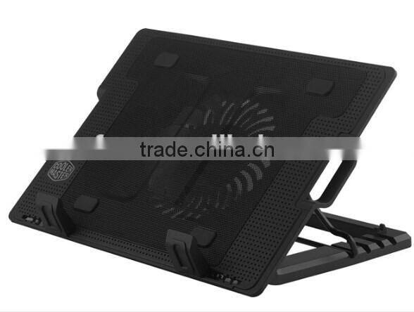 Best selling adjustable 2 usb notebook cooler stand , laptop cooling pad ,laptop stand holder
