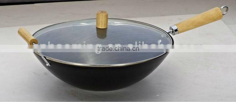 carbon steel cookware in wok