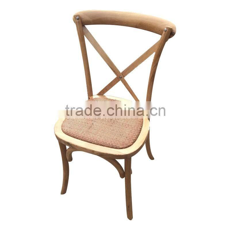 Hot selling restaurant french syle dining solid wood arm chair