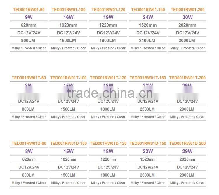 SMD5630/2835 LED strip light, LED rigid linear strip light, IP67 LED linear light bar