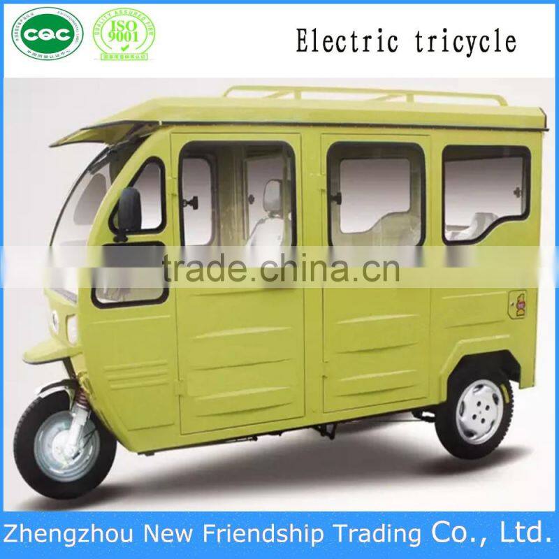 Closed cabin tuktuk motorcycle/ 6 passengers taxi tricycle