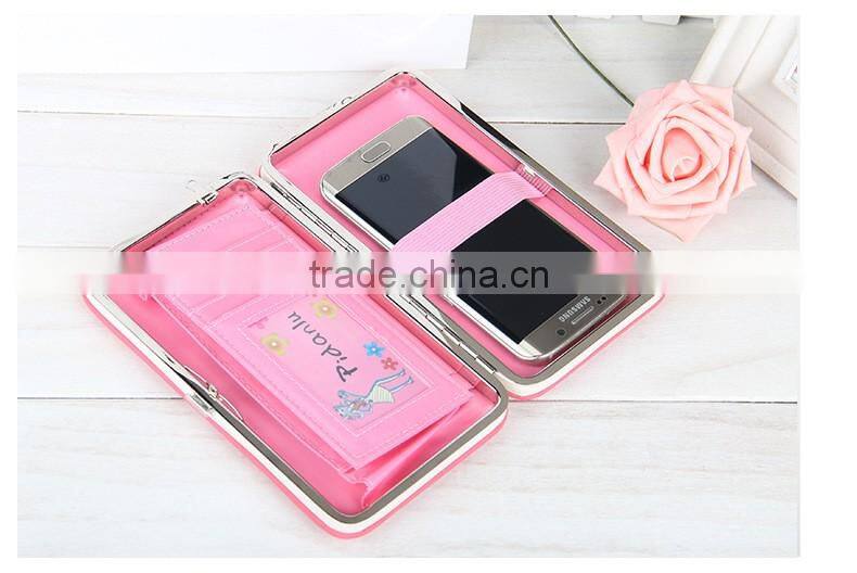 fashion Lady Purse beallerry metal frame wallet