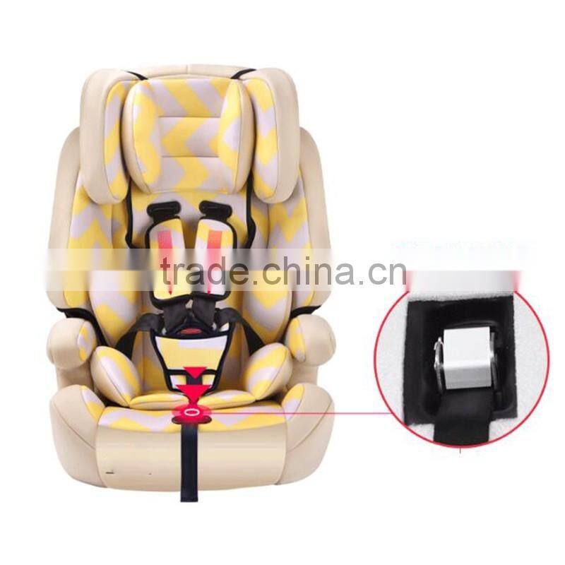 car seat with child