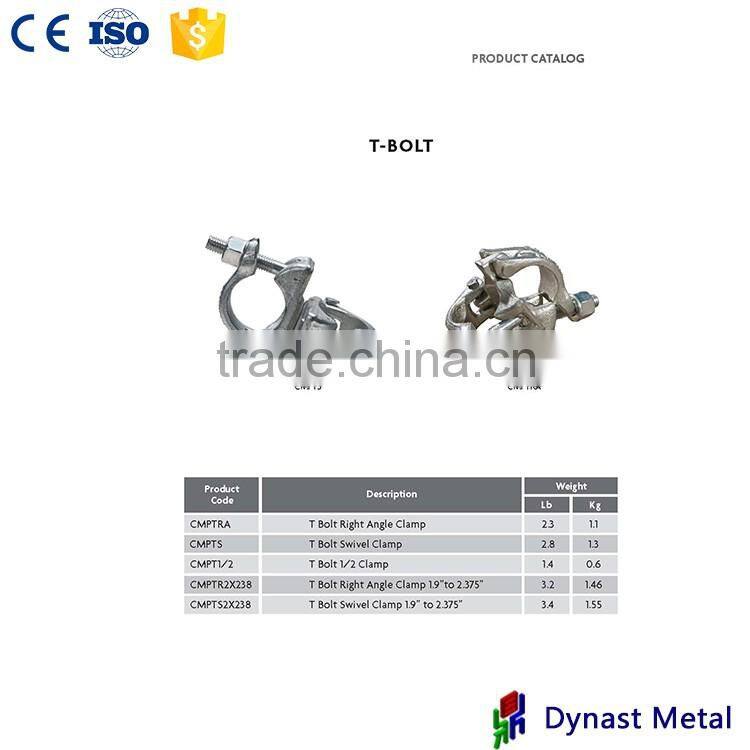 Drop Forged Double Coupler Australia Style Scaffolding tube clamp Coupler