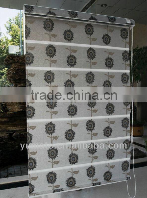 jacquard roller blind - jacquard peacock shade