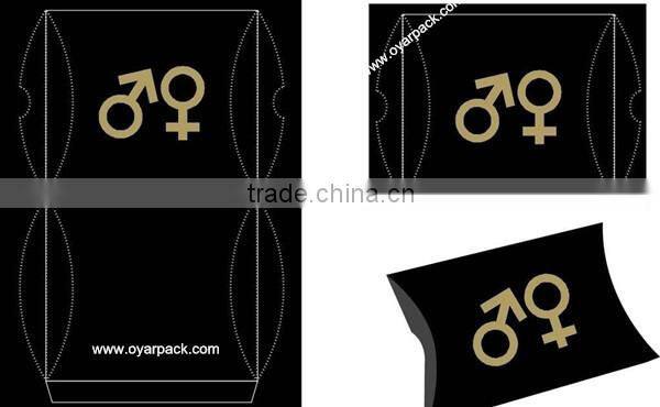 customize long pillow pack box