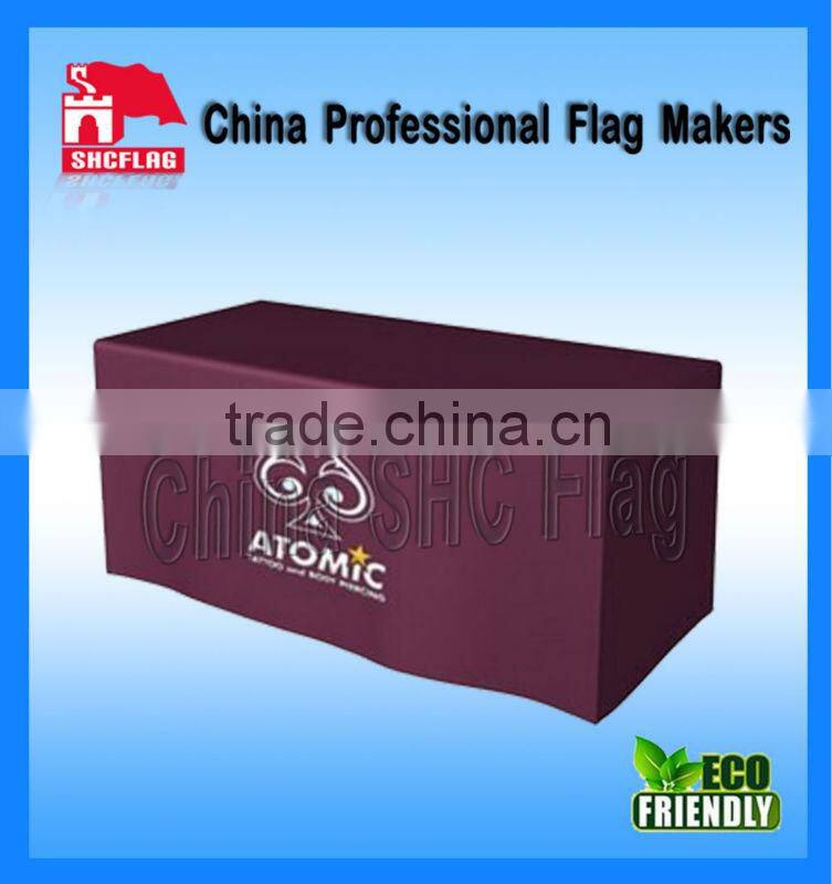 Custom Design Dye Sub Printed Table Throw Round Table Cloth Round Tablecloth