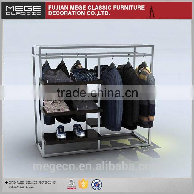 Clothing retail store furniture display case