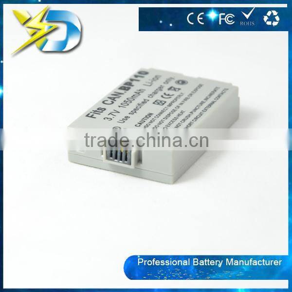 Replacement digital camera battery for Canon bp110 1050mAh battery