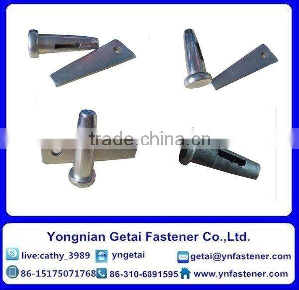 Aluminium Formwork Wedge Pin Stub Pin Grade 8.8 Galvanized