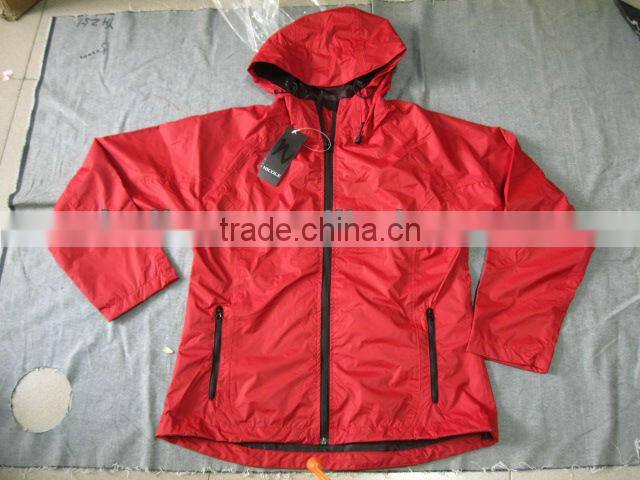 waterproof windbreaker with mesh lining for women