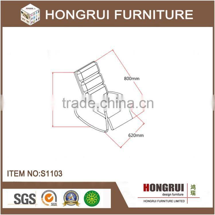 2016 New design comfy lazy sofa chairs lounge chair no folding chair in Living Room Furniture