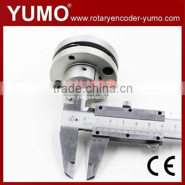 YUMO 10X10 Dia 50mm L 51 Cost-effective Single Disc Rotary Encoder aluminum alloy Couplings