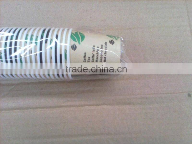 food grade single wall and PE coated disposable cheap coffee paper cups