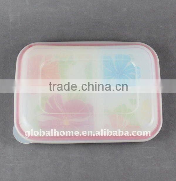 melamine divided lunch box