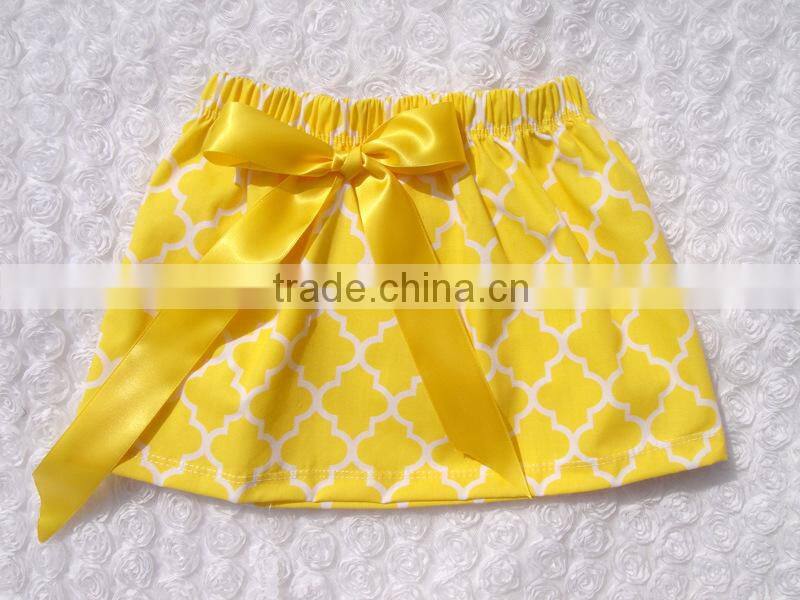 Kids Clothing Wholesale Cheap Red Cotton Skirt For Girl Fashion Quatrefoil Pettiskirts Skirt for Kids Young Girls Mini Skirt