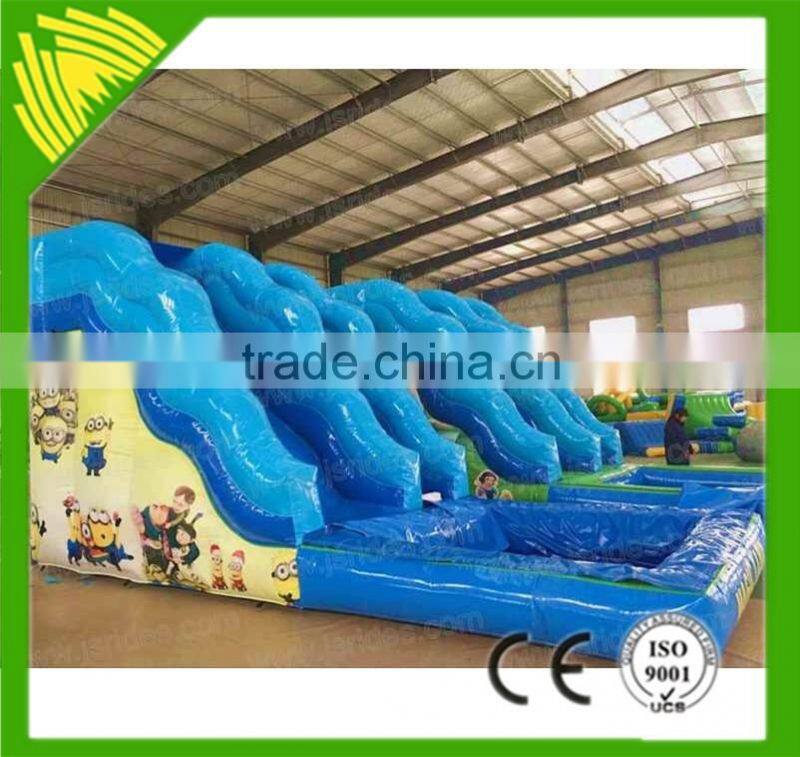 Inflatable Water Slides Giant Inflatable Water Slide With Pool